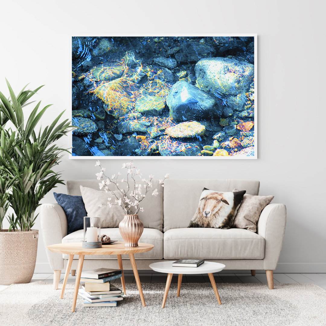 No Rock Bottom original abstract contextualised office art modern decor photo print by Blair Montague Drake